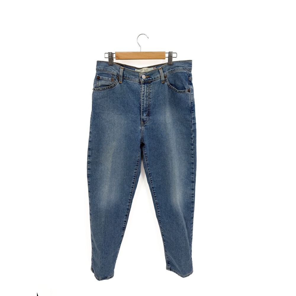 Levi's Jeans Women 12S Blue 512 Classic Slim Tapered High Rise Denim 0083
